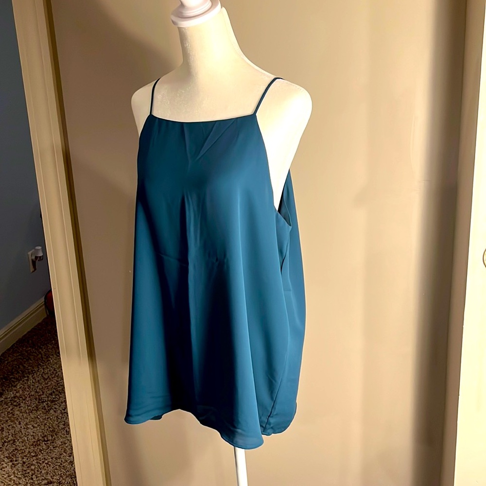 Deep Green shell, size Large, new with tags